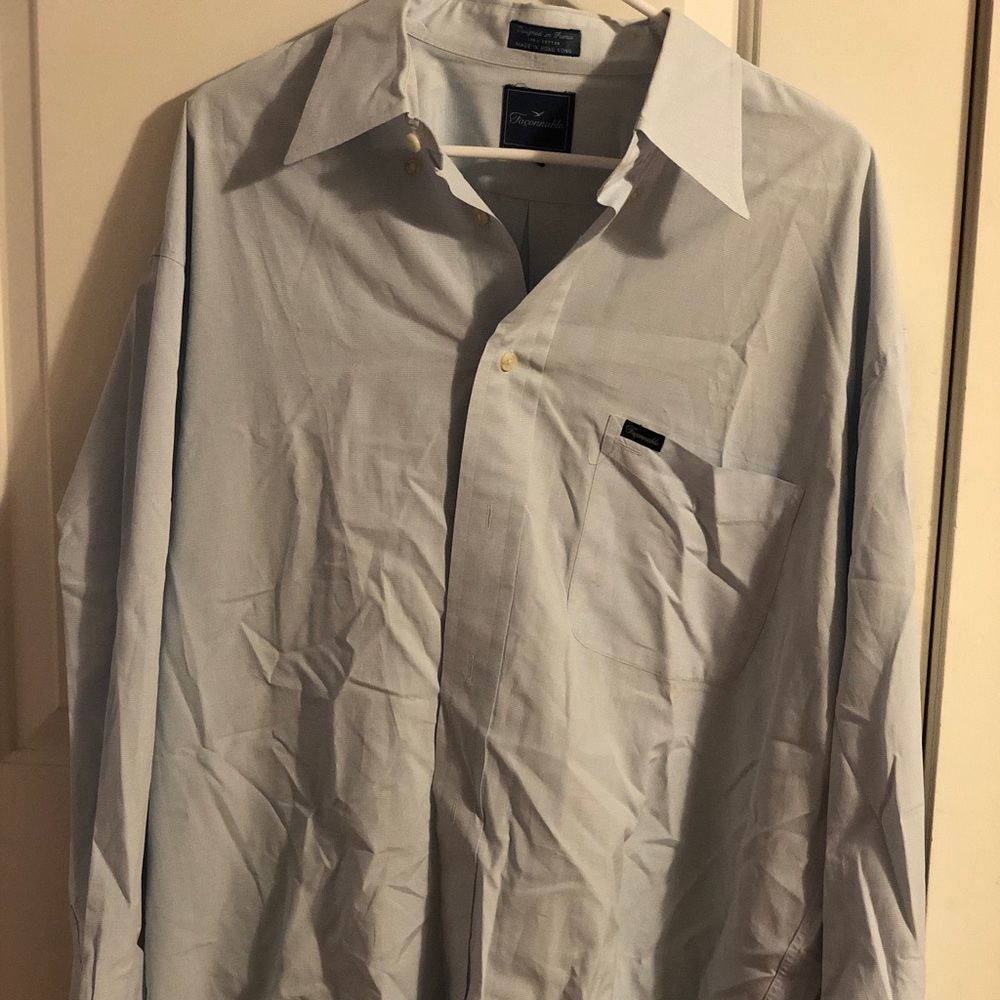 Light Nlue Faconnable Long Sleeve XL button down